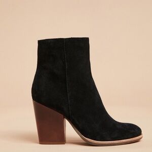 Kork-Ease Petra Black Suede Boots Sz 10M